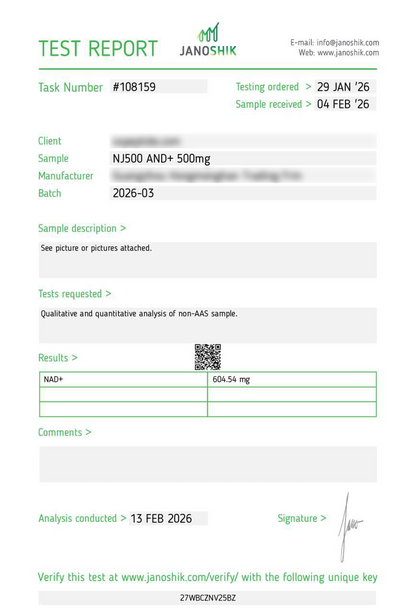 NAD 500mg  - Research Grade Peptide